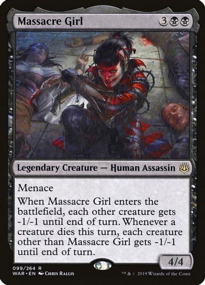 Massacre Girl War of the Spark Magic card