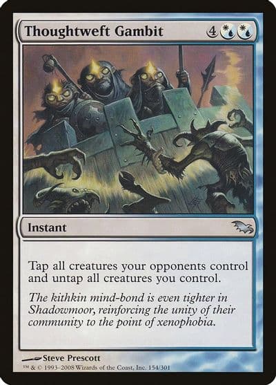 Thoughtweft Gambit Shadowmoor Magic card