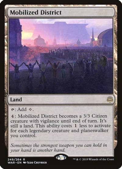Mobilized District War of the Spark Magic card