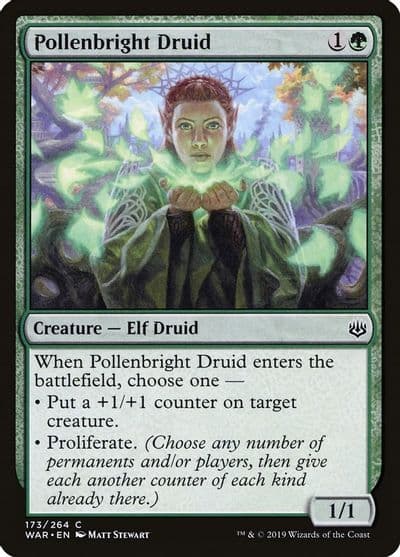Pollenbright Druid War of the Spark Magic card