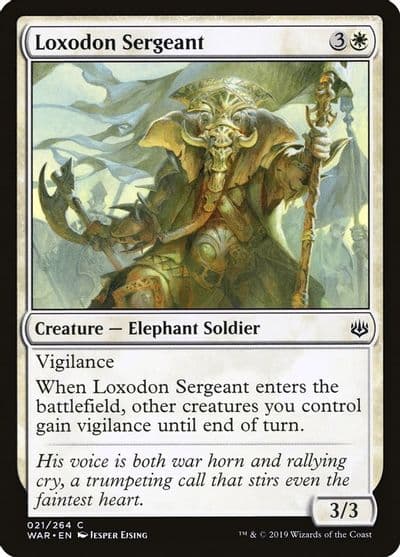 Loxodon Sergeant War of the Spark Magic card