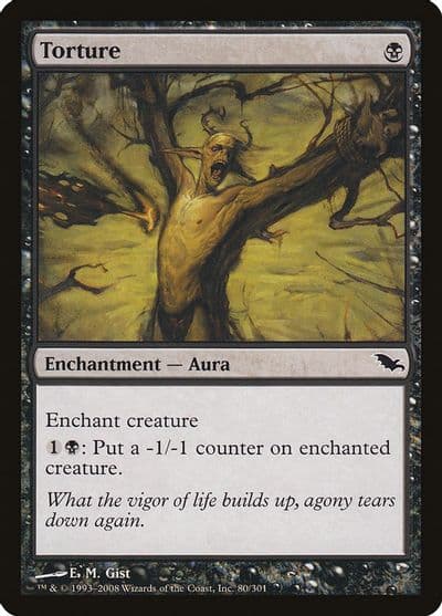 Torture Shadowmoor Magic card