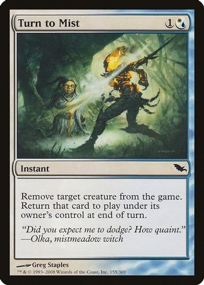 Turn to Mist Shadowmoor Magic card