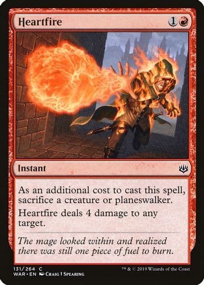 Heartfire War of the Spark Magic card