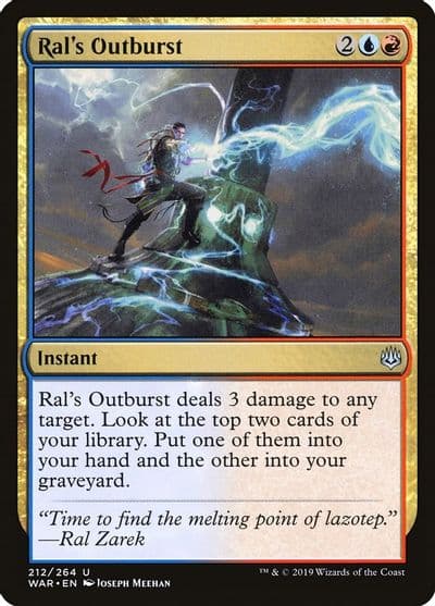 Rals Outburst War of the Spark Magic card
