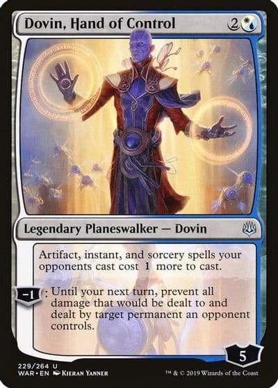 Dovin Hand of Control War of the Spark Magic card