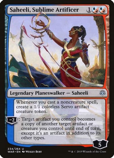 Saheeli Sublime Artificer War of the Spark Magic card