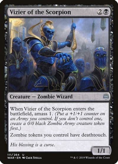 Vizier of the Scorpion War of the Spark Magic card