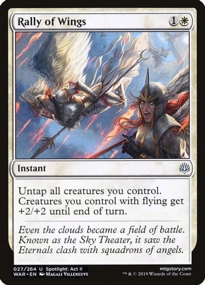 Rally of Wings War of the Spark Magic card