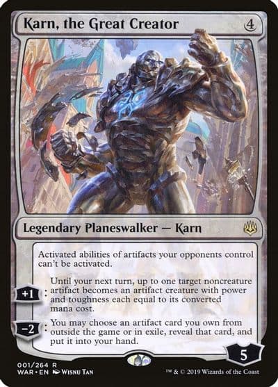 Karn the Great Creator War of the Spark Magic card
