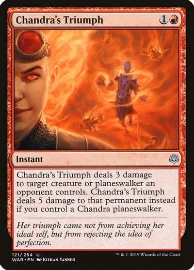 Chandras Triumph War of the Spark Magic card