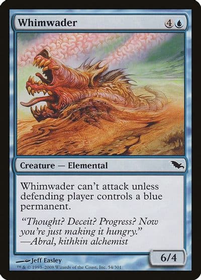Whimwader Shadowmoor Magic card