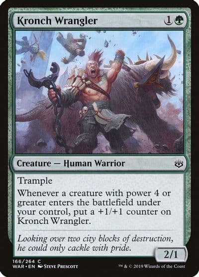 Kronch Wrangler War of the Spark Magic card