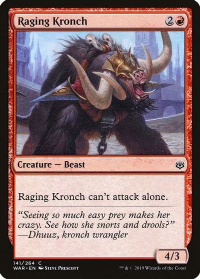 Raging Kronch War of the Spark Magic card