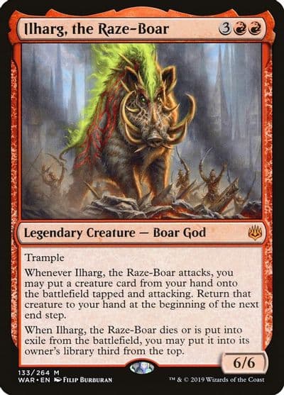 Ilharg the Raze Boar War of the Spark Magic card