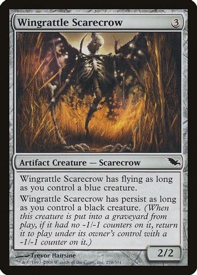 Wingrattle Scarecrow Shadowmoor Magic card