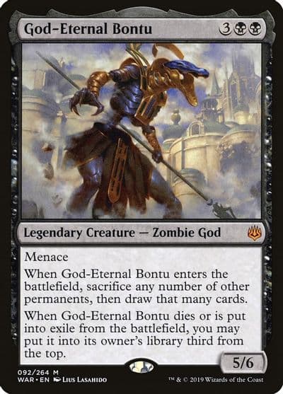 God Eternal Bontu War of the Spark Magic card