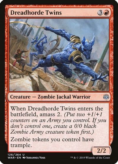 Dreadhorde Twins War of the Spark Magic card