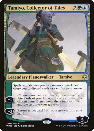 Tamiyo Collector of Tales War of the Spark Magic card