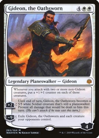 Gideon the Oathsworn War of the Spark Magic card