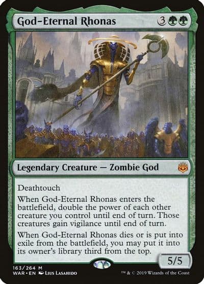 God Eternal Rhonas War of the Spark Magic card