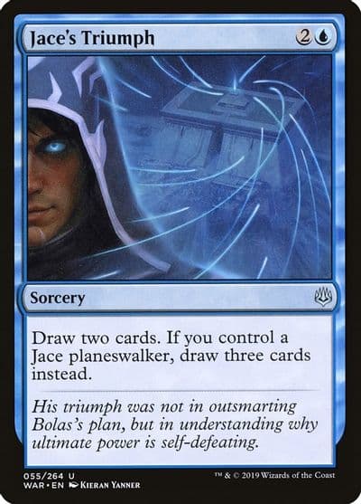 Jaces Triumph War of the Spark Magic card