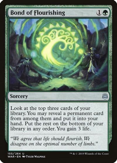 Bond of Flourishing War of the Spark Magic card