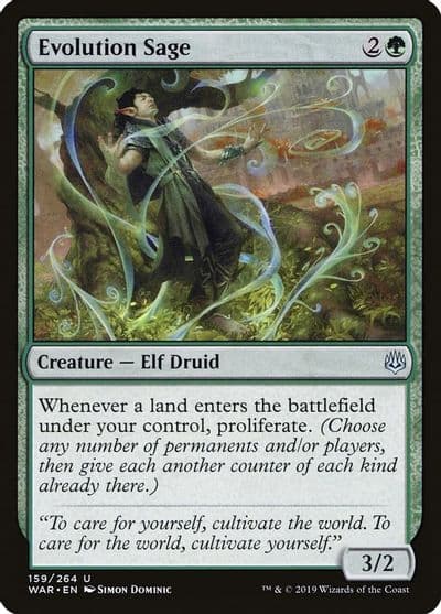 Evolution Sage War of the Spark Magic card