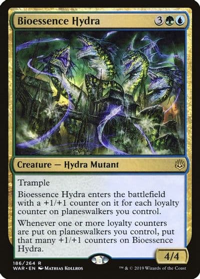 Bioessence Hydra War of the Spark Magic card