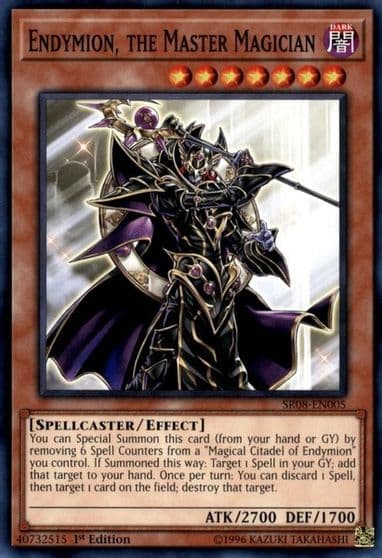 Endymion the Master Magician Structure Deck: Order of the Spellcasters Yu-Gi-Oh! card