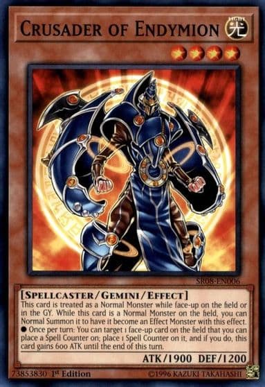 Crusader of Endymion Structure Deck: Order of the Spellcasters Yu-Gi-Oh! card