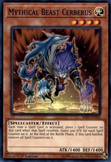 Mythical Beast Cerberus Structure Deck: Order of the Spellcasters Yu-Gi-Oh! card