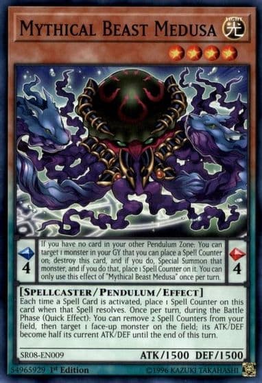 Mythical Beast Medusa Structure Deck: Order of the Spellcasters Yu-Gi-Oh! card