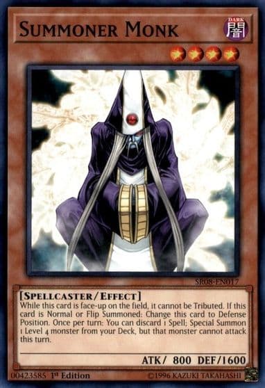 Summoner Monk Structure Deck: Order of the Spellcasters Yu-Gi-Oh! card