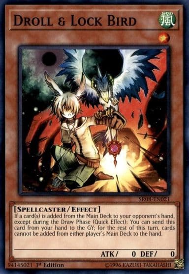 Droll and Lock Bird Structure Deck: Order of the Spellcasters Yu-Gi-Oh! card