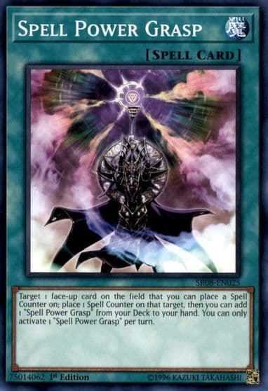 Spell Power Grasp Structure Deck: Order of the Spellcasters Yu-Gi-Oh! card