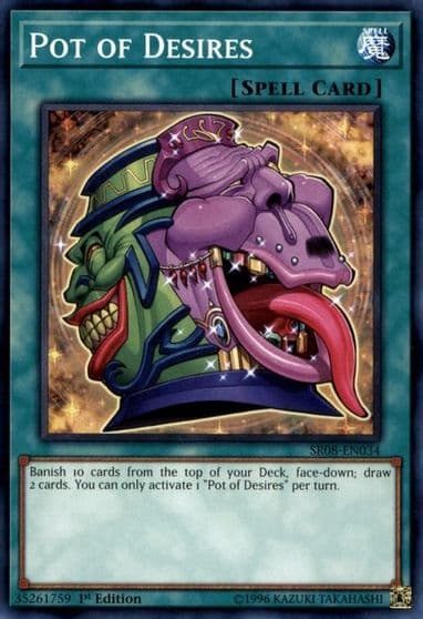 Pot of Desires Structure Deck: Order of the Spellcasters Yu-Gi-Oh! card