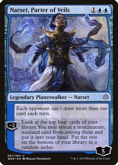 Narset Parter of Veils War of the Spark Magic card