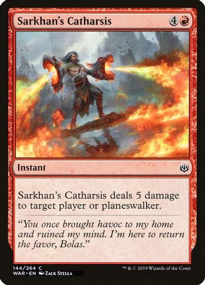 Sarkhans Catharsis War of the Spark Magic card