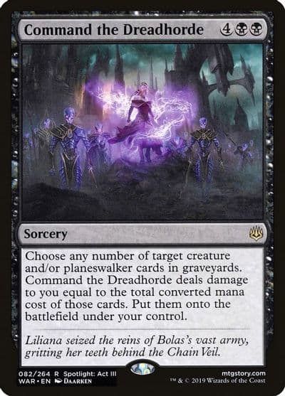 Command the Dreadhorde War of the Spark Magic card