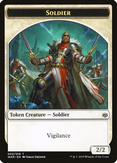 Soldier Token War of the Spark Magic card