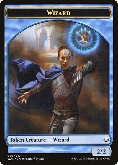 Wizard Token War of the Spark Magic card