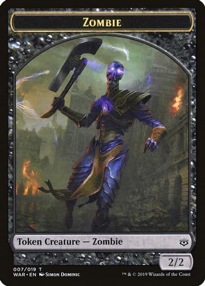 Zombie Token War of the Spark Magic card