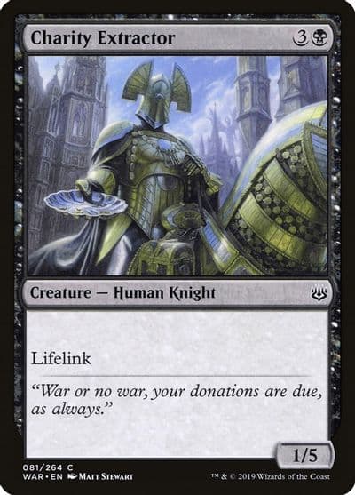 Charity Extractor War of the Spark Magic card