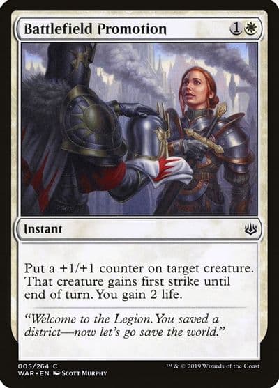 Battlefield Promotion War of the Spark Magic card