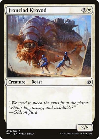 Ironclad Krovod War of the Spark Magic card