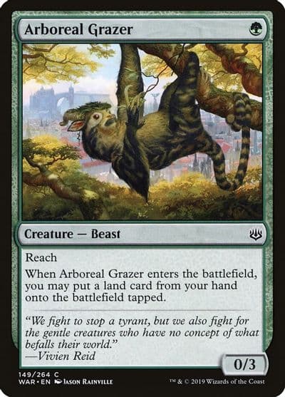 Arboreal Grazer War of the Spark Magic card