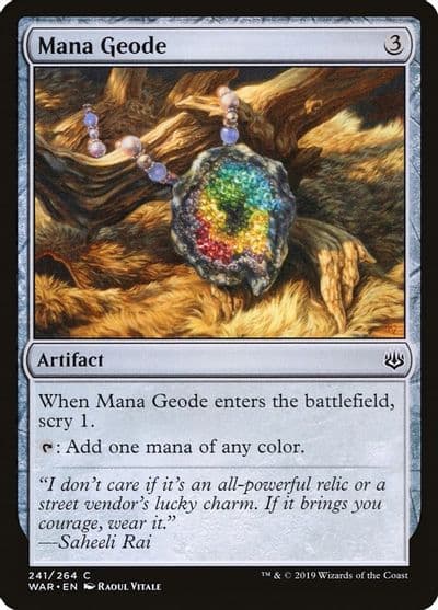 Mana Geode War of the Spark Magic card