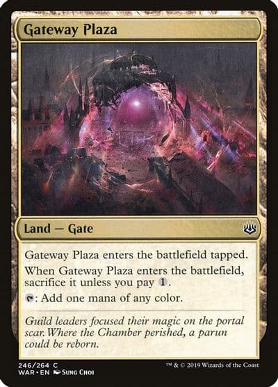 Gateway Plaza War of the Spark Magic card