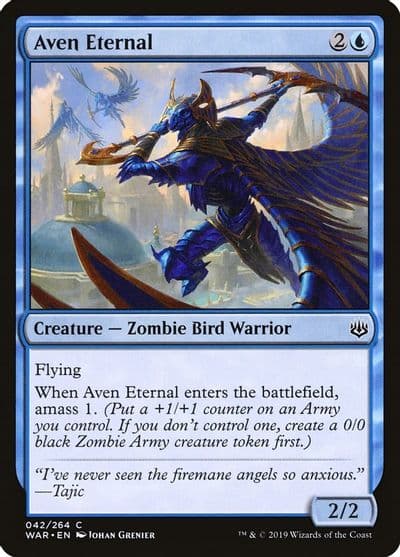 Aven Eternal War of the Spark Magic card